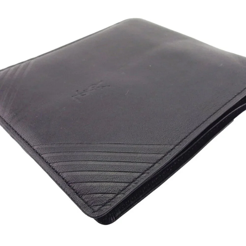 SAINT LAURENT Bifold Wallet black Women Authentic secondhand - Picture 2 of 8